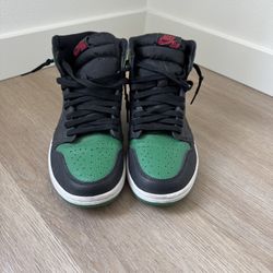 Jordan 1 Retro High - Pine Green black 10 US