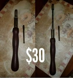 VINTAGE STANLEY YANKEE 68-130 (130A) REVERSIBLE PUSH DRILL 17 1/4" LONG WORKING