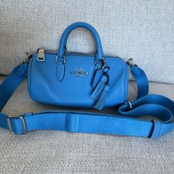 Rare Coach Lacey Crossbody Bag! (Electric blue)!!