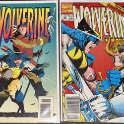 2x Wolverine Comic Books 1992 & 1994