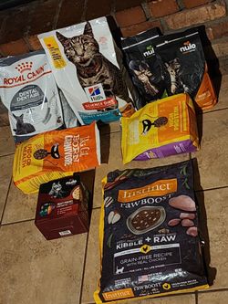 Various Cat Foods.  $10-$25 Ea