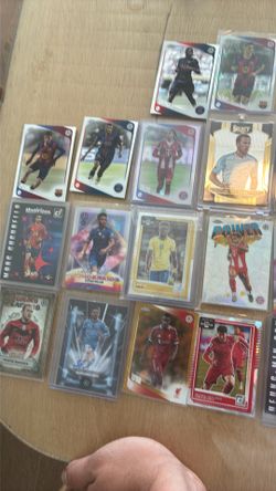 Topps chrome Futbol soccer trading cards