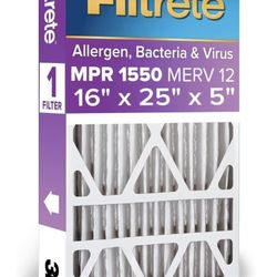 3M Filtrete 1550 Air Filter 16x25x5