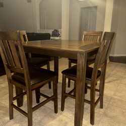 Kitchen Dining Set with 4 chairs
