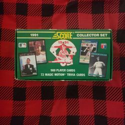1991 score collectors set (opened)