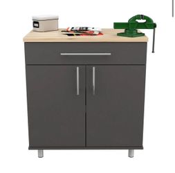 Three piece garage multipurpose cabinets