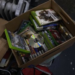 X Box And Lots Of Games 