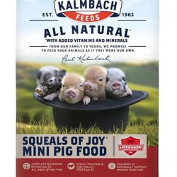 Kalmbach Feeds Squeals of Joy Mini Pig Food