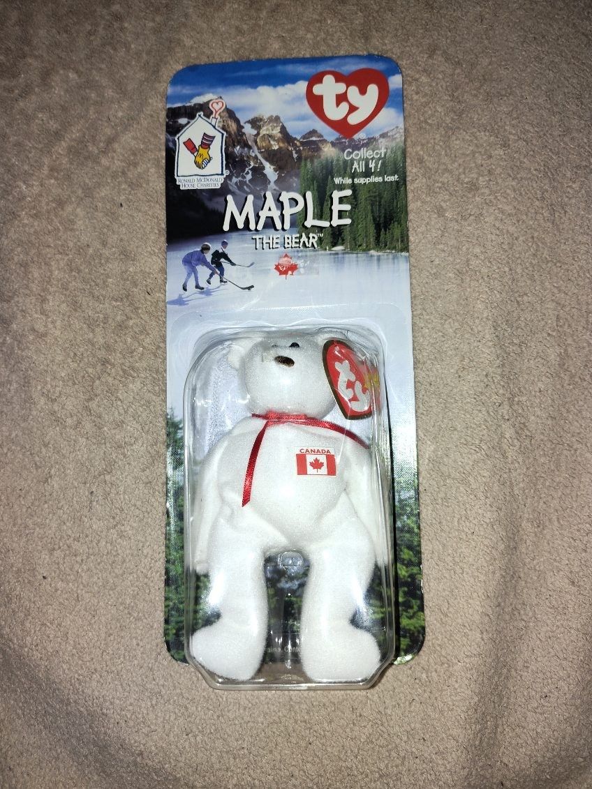 Ty Beanie Baby Maple The Bear
