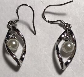 Pearl Silver Earrings
