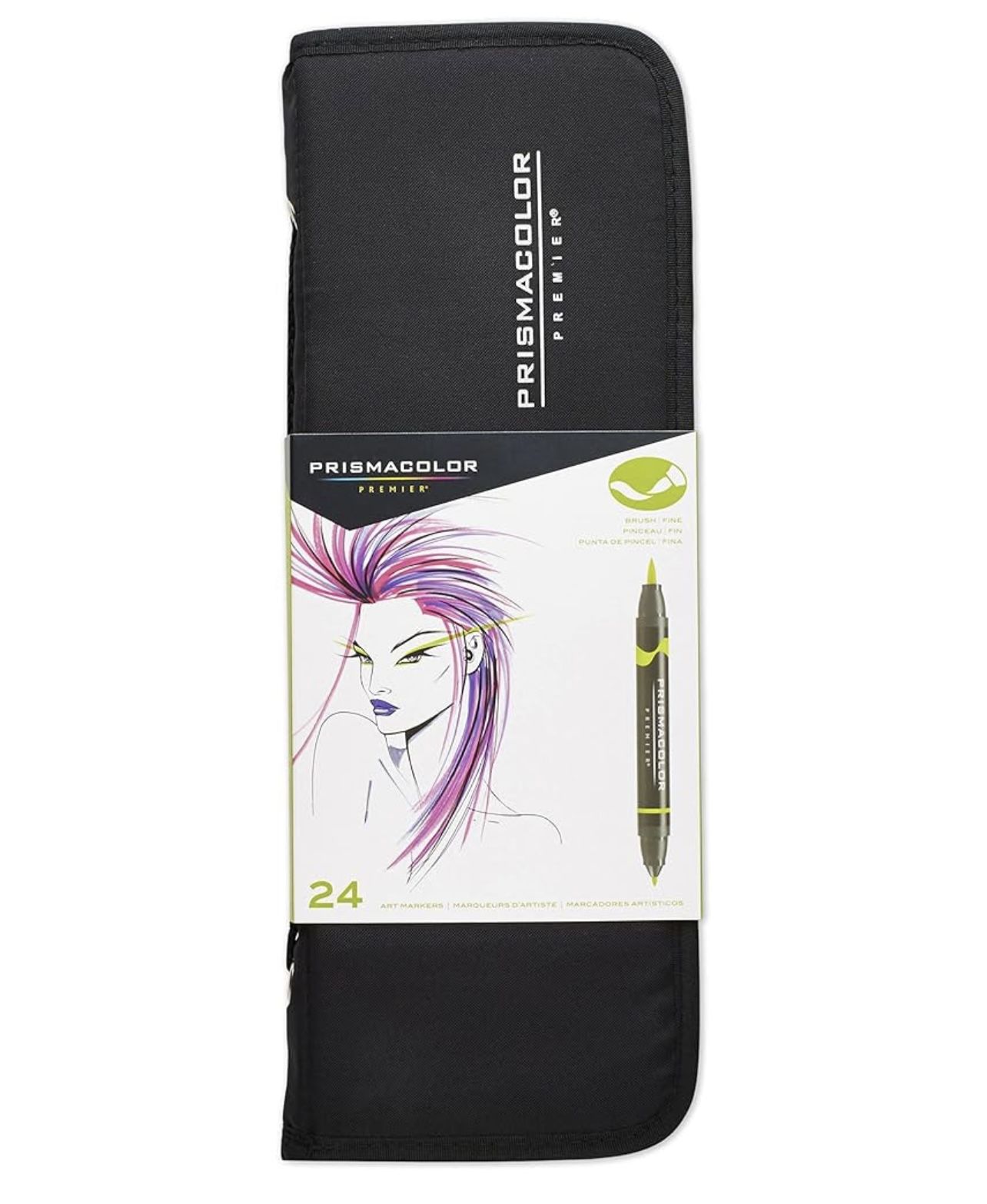 Prismacolor Premier Double-Ended Art Markers, 24-Count with Carrying Case