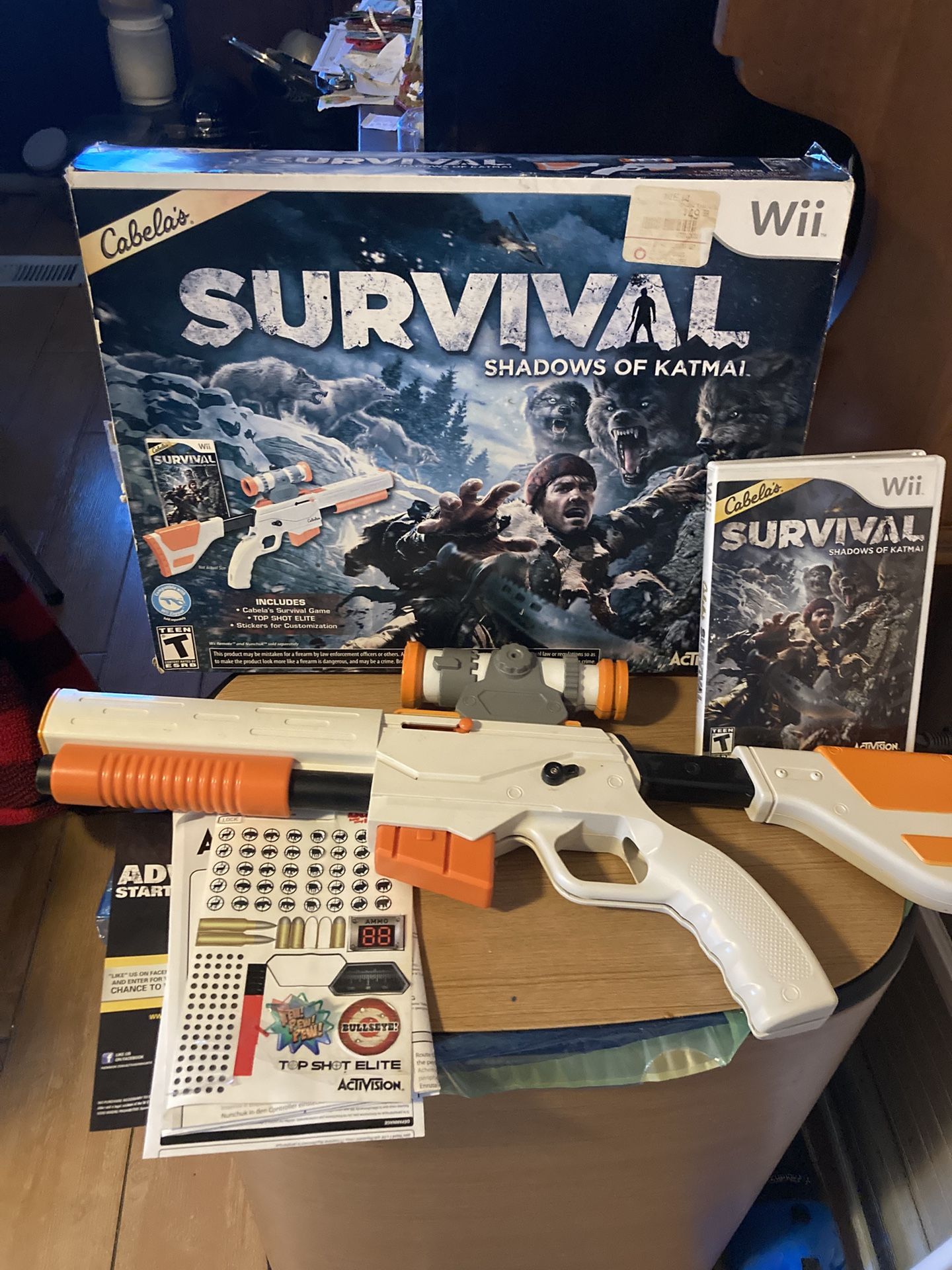 Wii Survival Game And Gun 