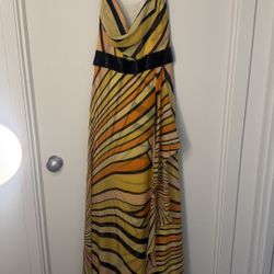 Size 12 A Line Alberto Makali Dress
