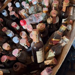 Old Historical Liquor Bottles 