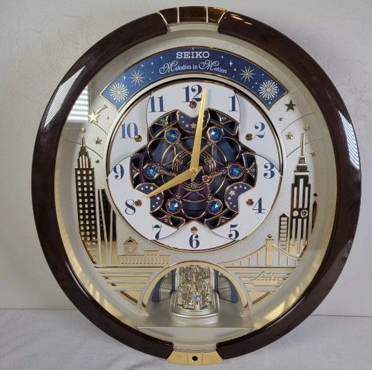 Seiko Swarovski Clock Melodies in Motion 2019 #QXM382BRH 30 Songs