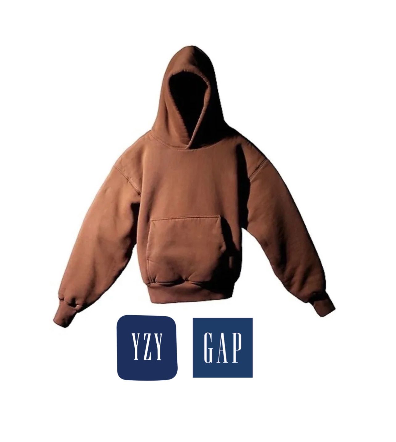 Yeezy x Gap Kids Hoodie Brown yzy Kanye west Authentic rare sz xxsmall