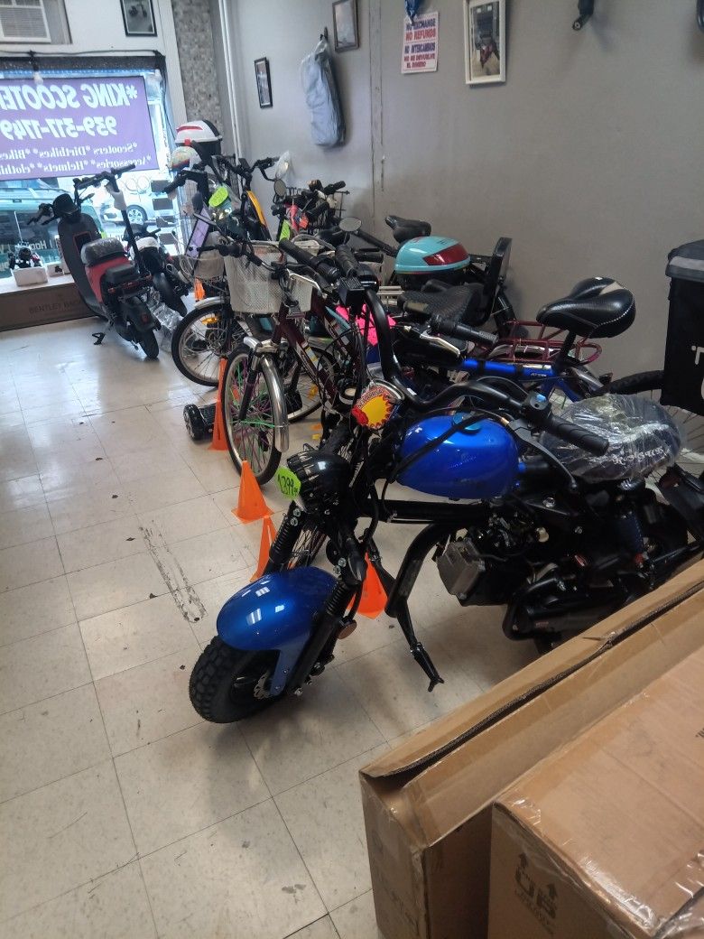 Gas Motorcycle 150cc Color Blue