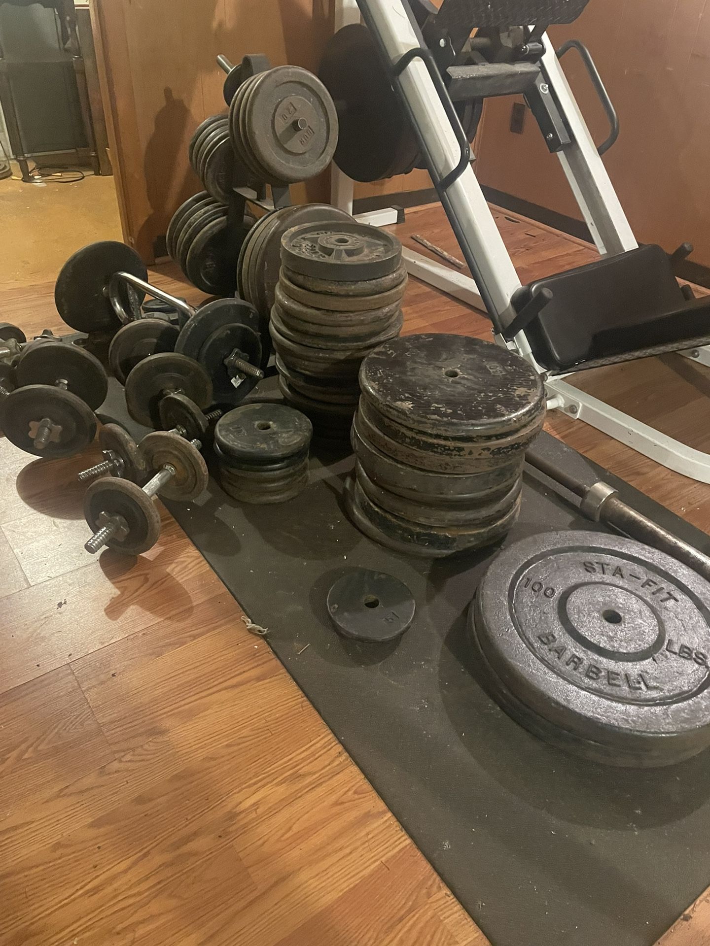 Weights/standard 1 inch Plates And Bars/One dollar per pound