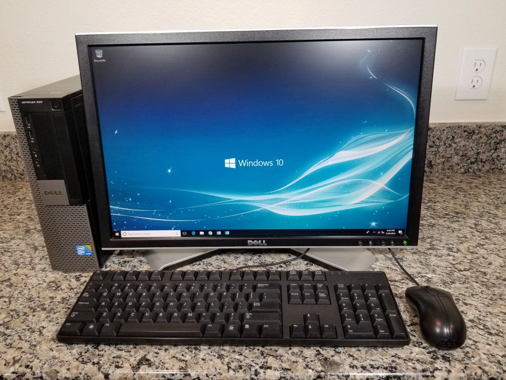 Dell Computer Desktop with 20" Monitor, wifi, Free Delivery Included