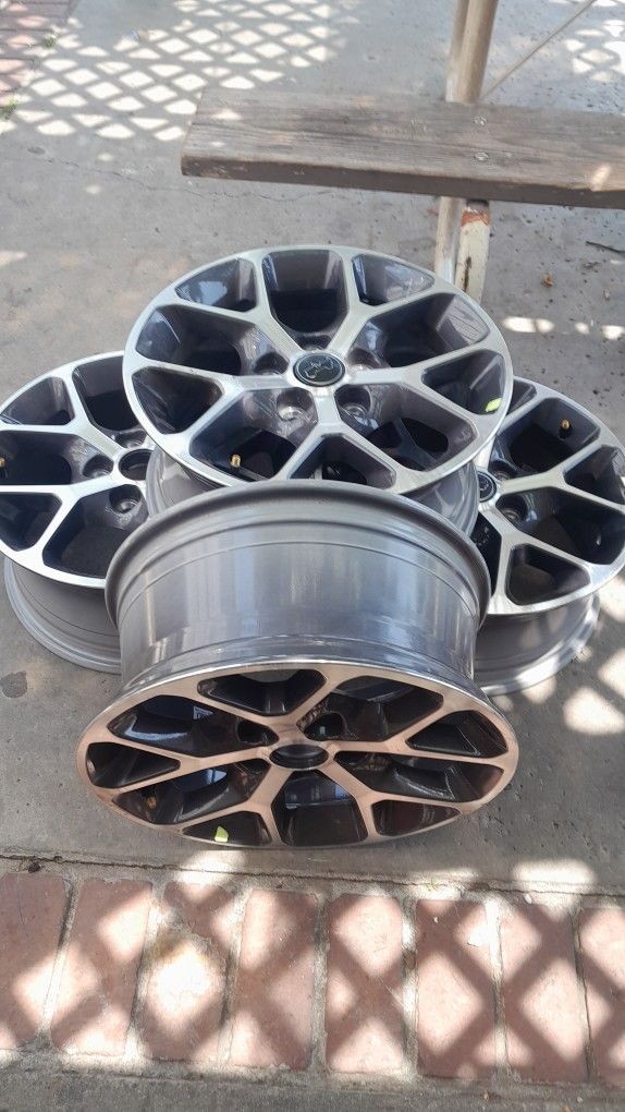 Like New 18.5 Black And Grey Rims