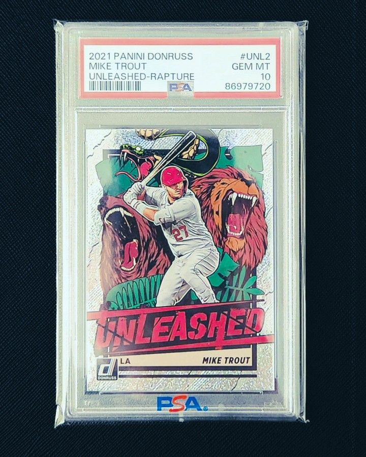 UNL2 Mike Trout 2021 Donruss - Unleashed Rapture