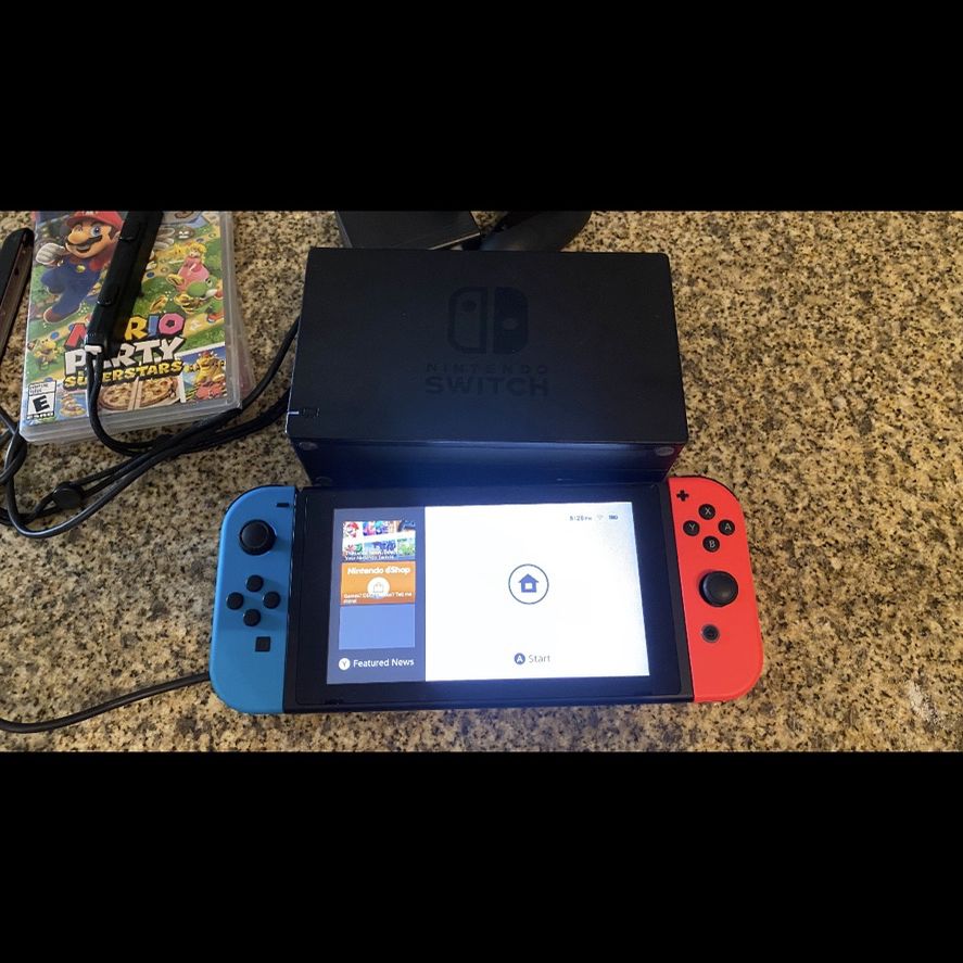 Practically Brand New Nintendo Switch! With 2 Mario Games 