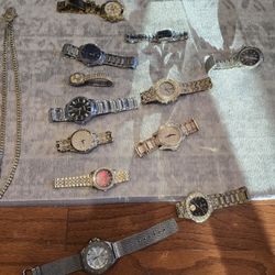 Watch Bracelet And Necklace Lot