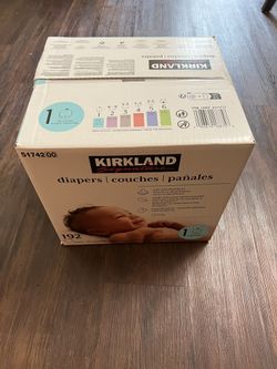 Size 1 Kirkland Diapers