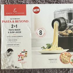 Emeril Lagasse Pasta & Beyond Automatic Pasta And Noodle Maker W/ Slow Juicer