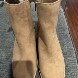 Botines De Gamusa 9 1/2 Para Dama.