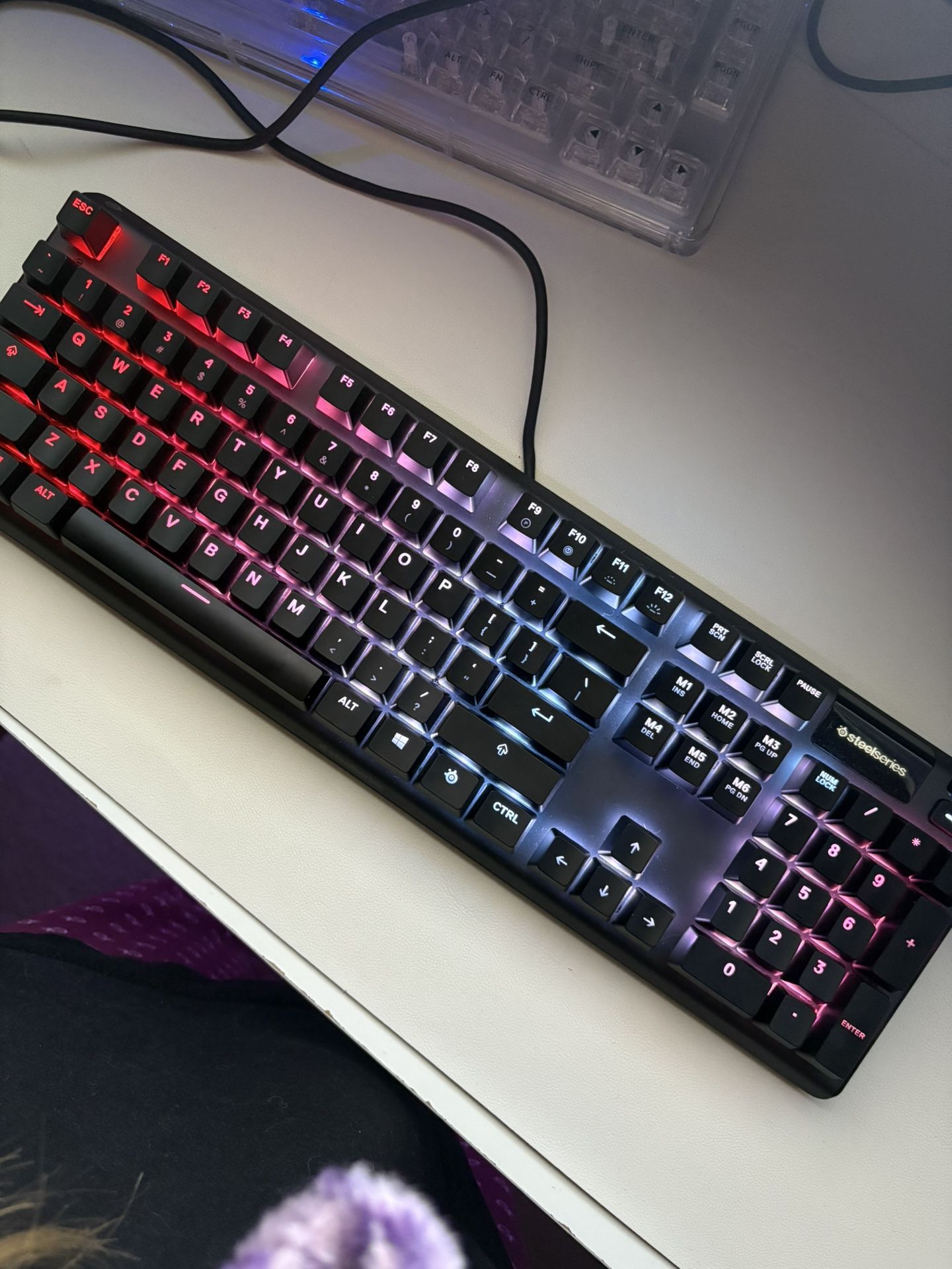 SteelSeries - Apex 5 Full Size Gaming Keyboard with RGB Backlighting