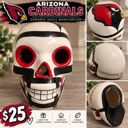 Arizona Cardinals Skull Décor / Collectible 🏈