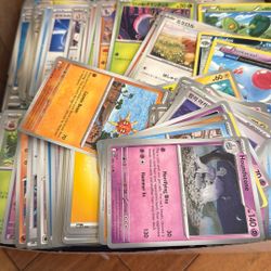 Box Full Of Pokemon Bulk Cards