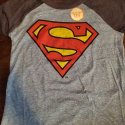 New Jumping Beans Super Man Shirt Sz 2T
