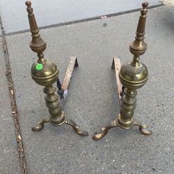 Brass Andirons