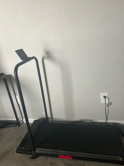 Compact Folding Treadmill with Phone Holder