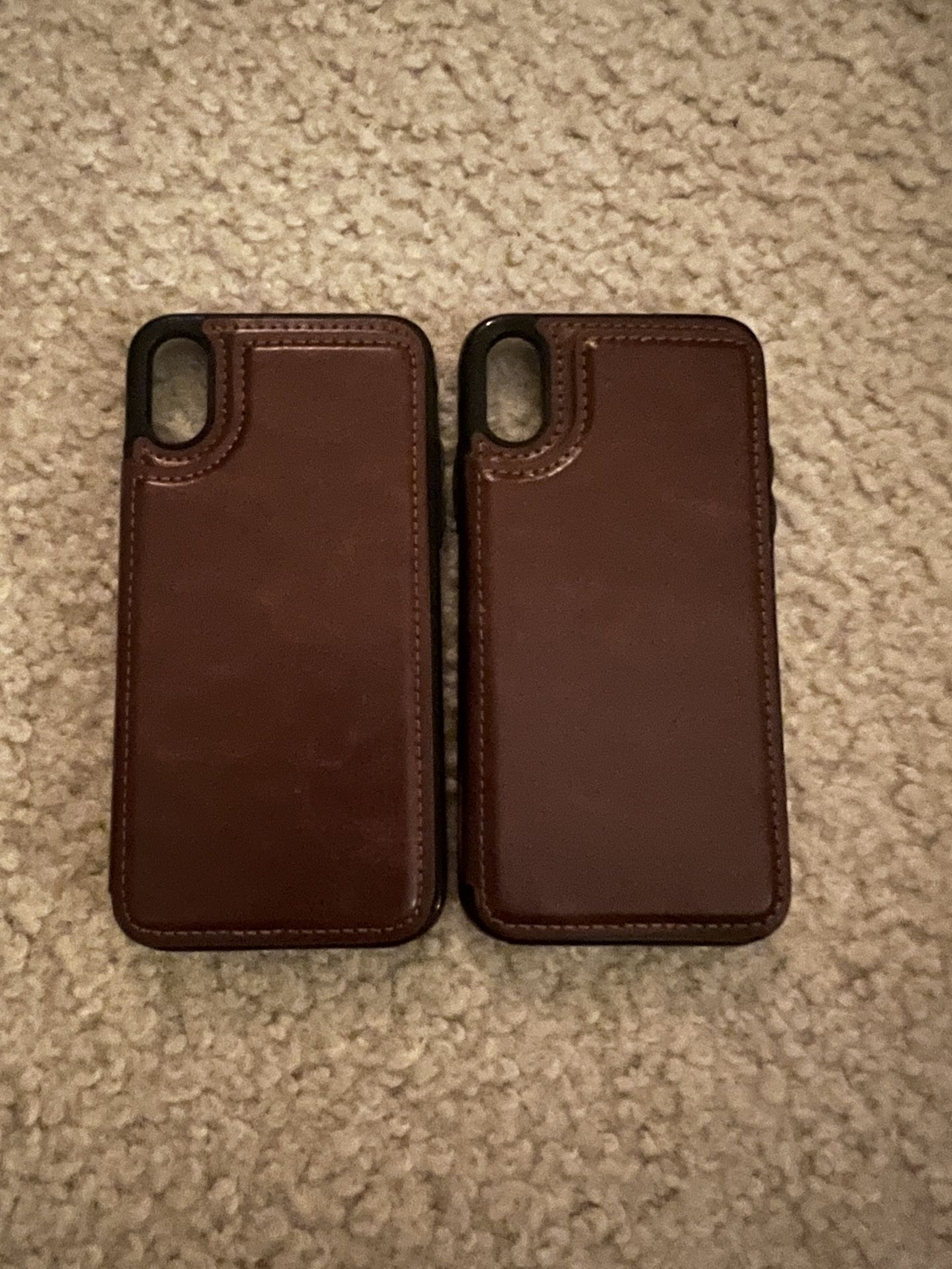 iPhone X/XS Leather Phone Case 