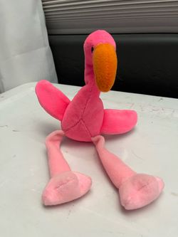 TY Beanie Baby Pinky the Flamingo / Pink Flamingo
