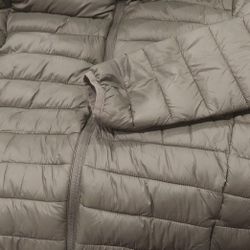 Puffer Jacket Men Sz L OLIVE Green 