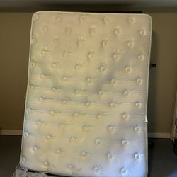 Queen-size Mattress With Box Spring And Frame