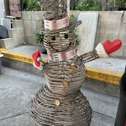 snowman Mide 5 Pies 2 Pulgadas Tiene Luces