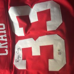 Roger Craig Auto Jersey 