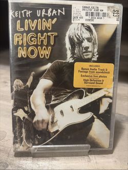Keith Urban: Livin' Right Now (DVD, 2005) live music performance concert NEW