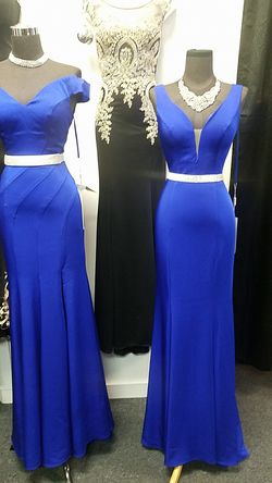 Royal blue dresses