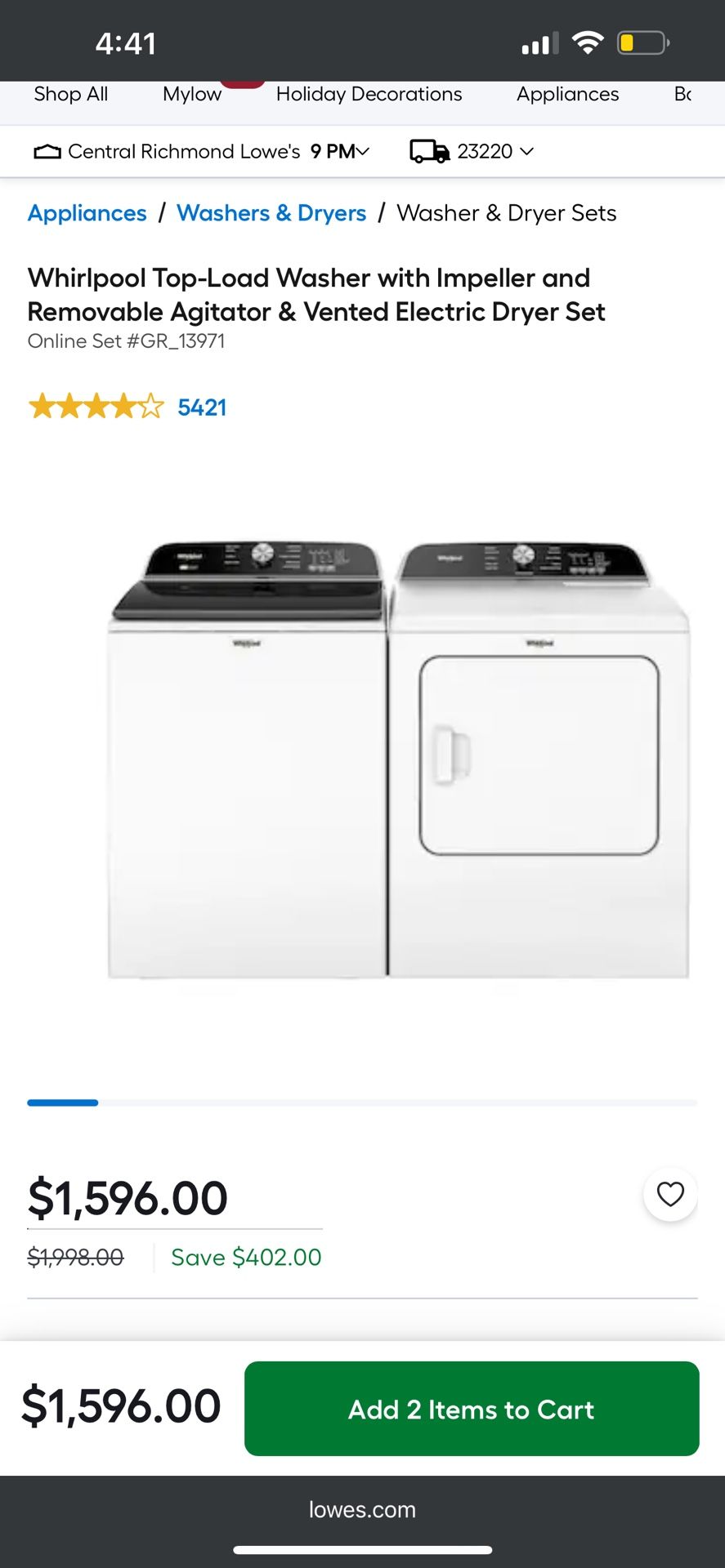 Washer & Dryer