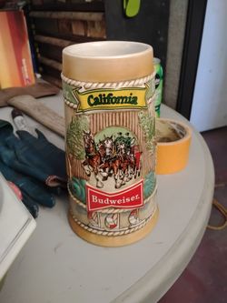 Budweiser beer stein