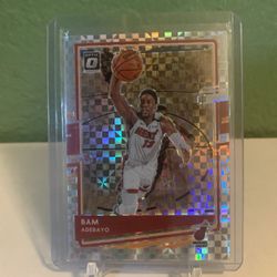 Bam Adebayo Checkerboard RARE 🔥 Prizm Donruss Optic Basketball 2020-2021 Panini NBA 🏀