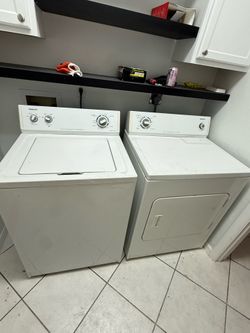 washer and dryer