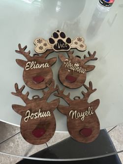 Custom Wood Ornaments