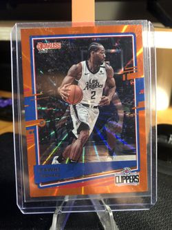20-21 Kawhi Leonard Orange Laser Donruss